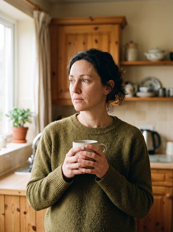 Marina Elizalde en su cocina